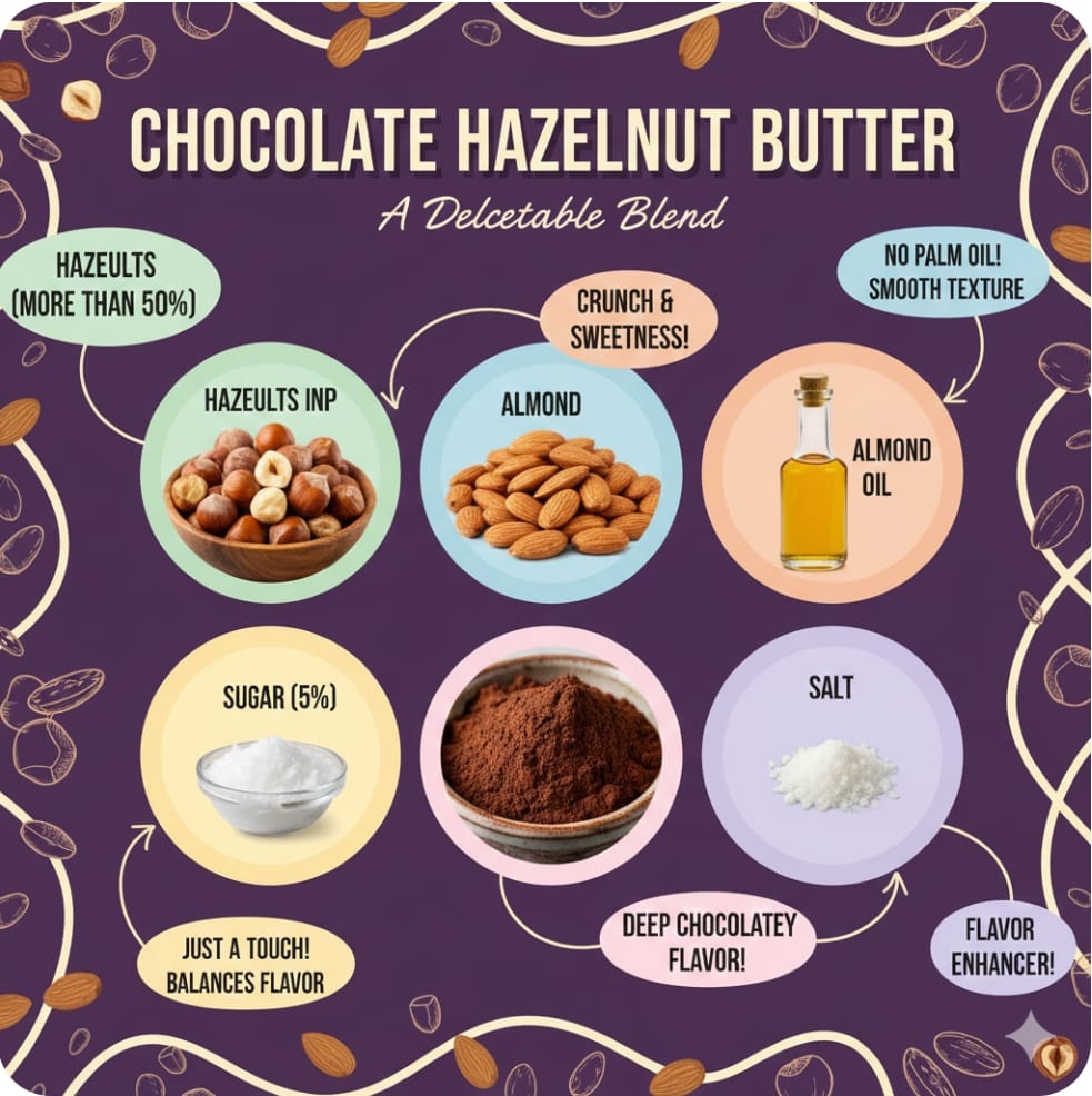 Chocolate Hazelnut Butter (250 gm) - Image 2
